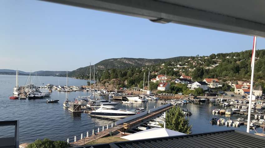 Holmsbu havn 24. juli 2021