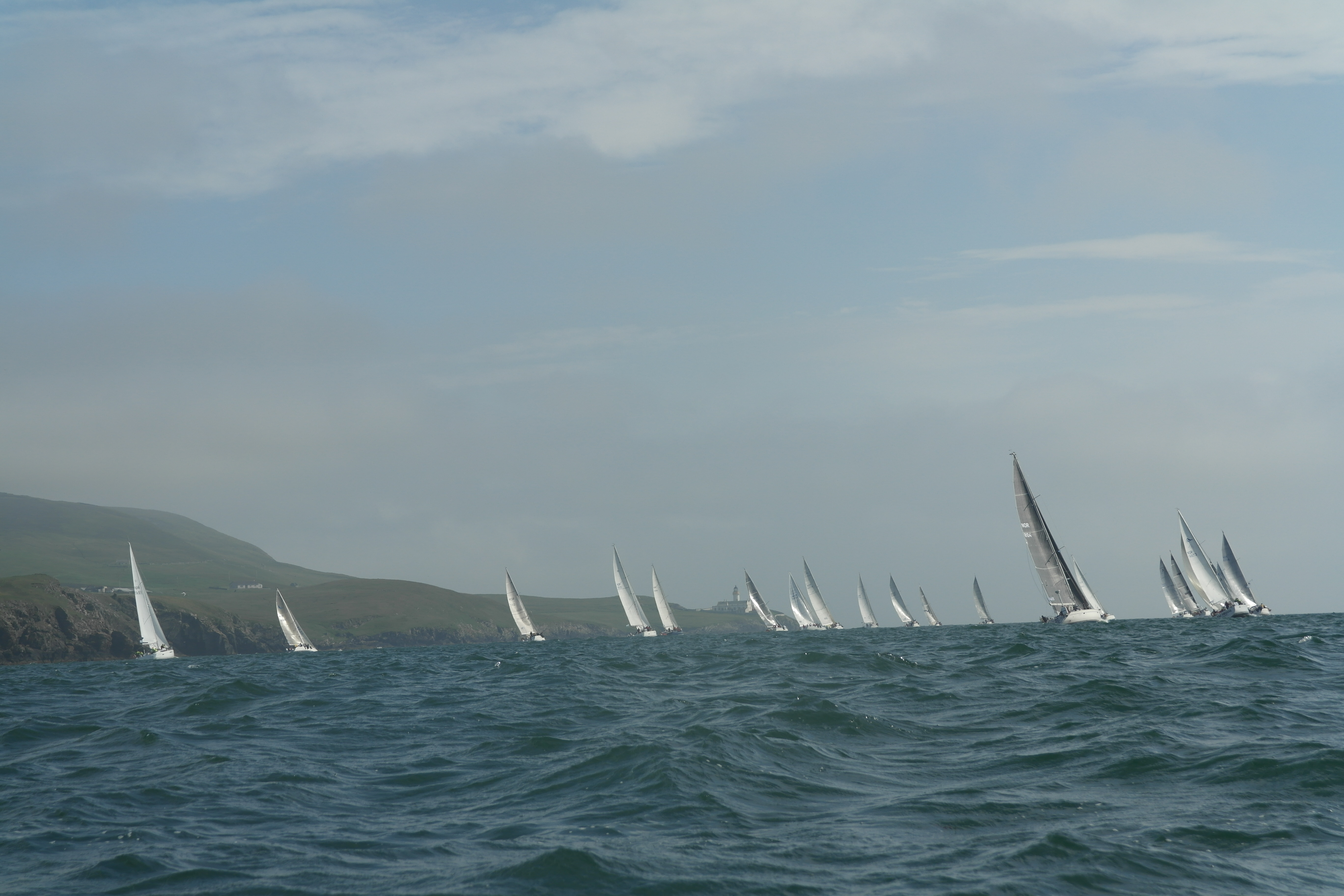 The start from Lerwick