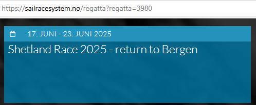 Link to the return start list
